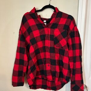 Plaid Pajama Set w/ Shirt and Shorts Included